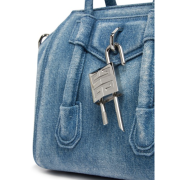 GIVENCHY Antigona Lock Mini Bag Bleu Moyen