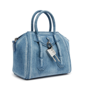 GIVENCHY Antigona Lock Mini Bag Bleu Moyen