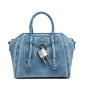 GIVENCHY Antigona Lock Mini Bag Bleu Moyen