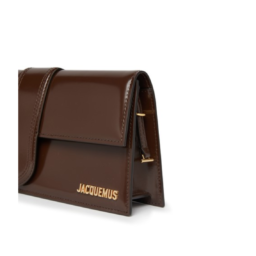 JACQUEMUS Le Bambino long Midnight Brown