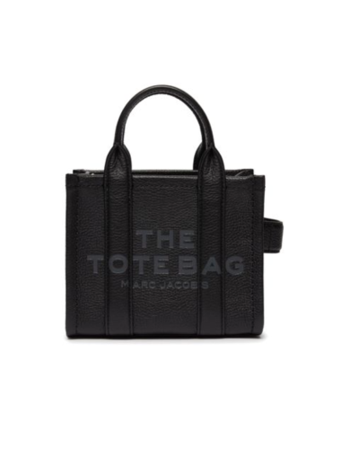 MARC JACOBS The Leather Mini Tote Bag Black