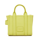 MARC JACOBS The Leather Mini Tote Bag Limoncello