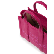 MARC JACOBS The Leather Mini Tote Bag Lipstick Pink