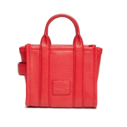 MARC JACOBS The Leather Mini Tote Bag True Red