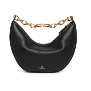 VALENTINO GARAVANI Small Vlogo Gate hobo bag Black