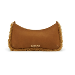 JACQUEMUS Le Bisou Doux Camel Bag